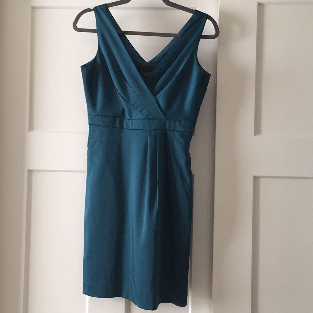 Emerald color dress